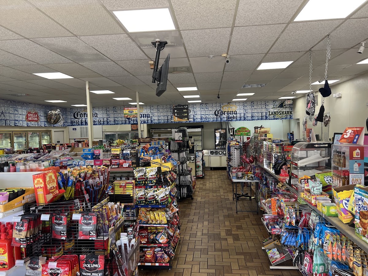 Inside Bass Lake Express convenience store